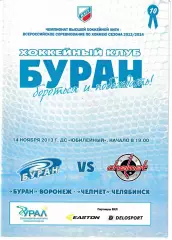 Буран Воронеж - Челмет Челябинск 14 ноября 2013