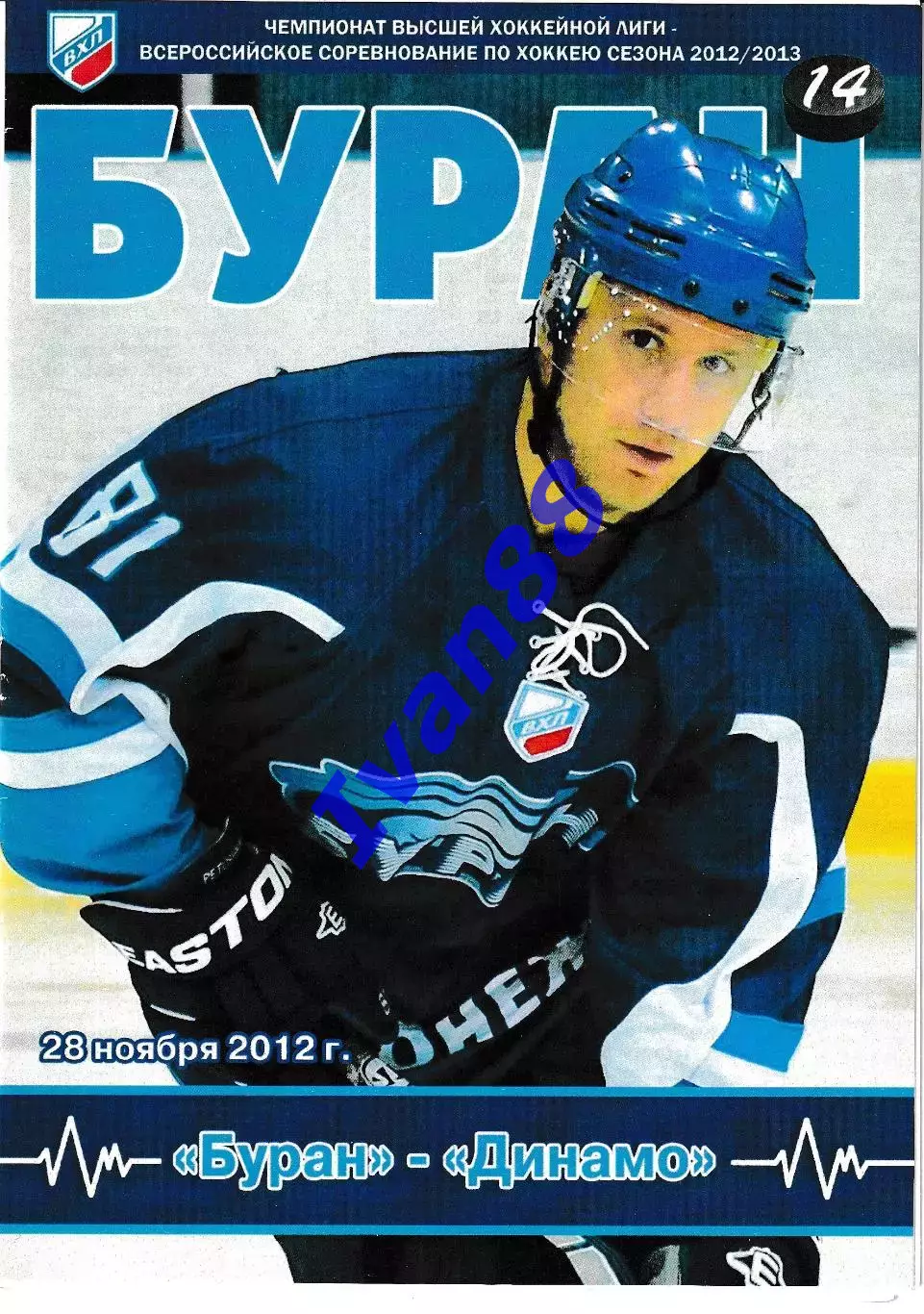 Буран Воронеж - Динамо Балашиха 28 ноября 2012