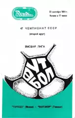 Торпедо Москва - Пахтакор Ташкент 1984