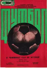 Заря Ворошиловград - Шинник Ярославль 1984