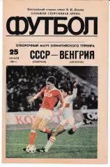 СССР - Венгрия 1984