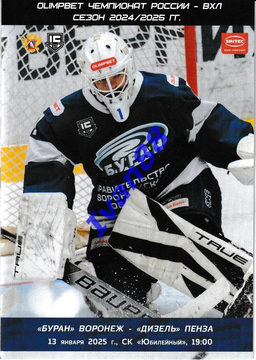 Буран Воронеж - Дизель Пенза 13 января 2025