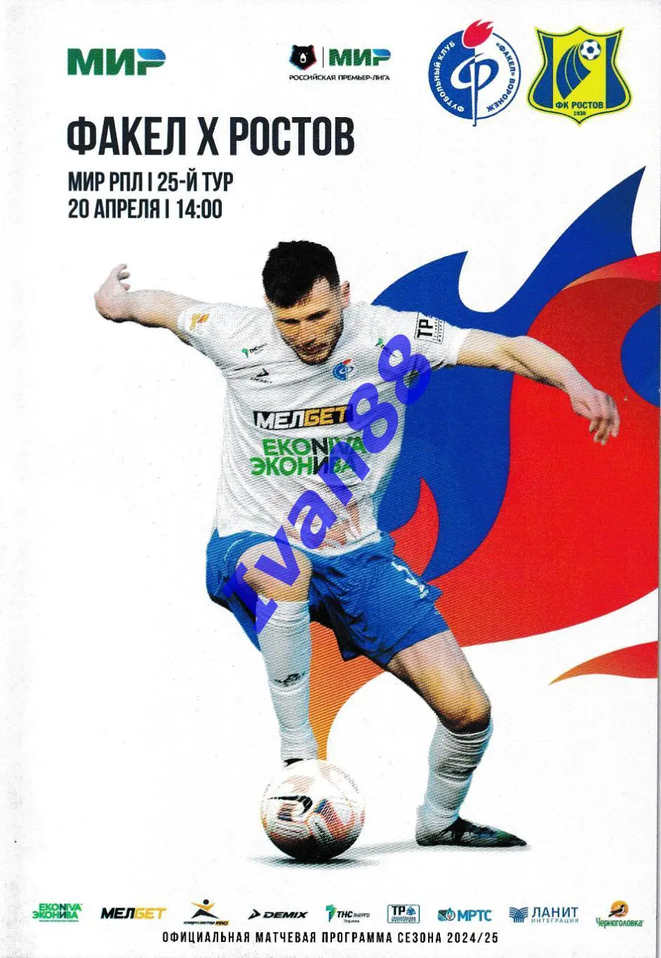 Факел Воронеж - Ростов 2025