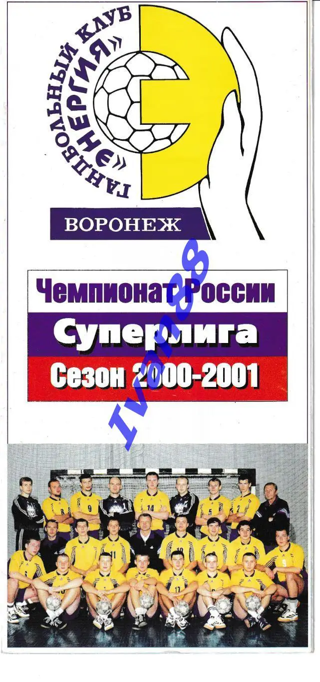 Энергия Воронеж 2000-2001