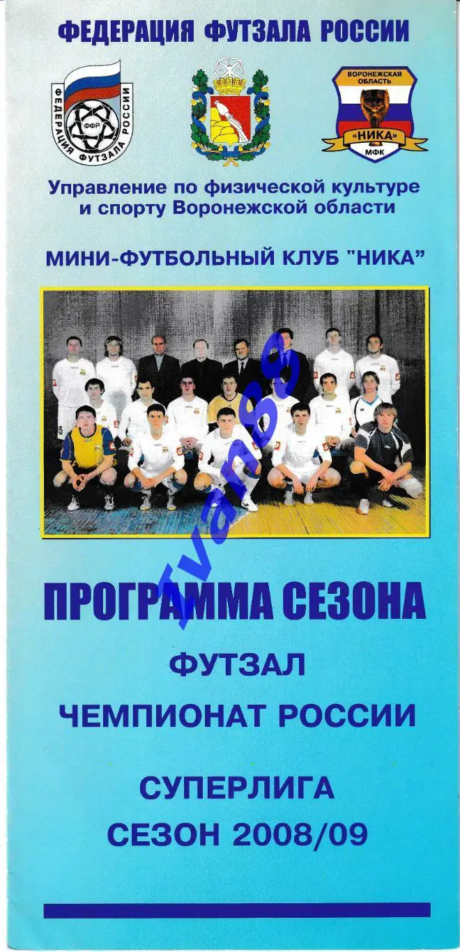 Ника Воронеж 2008/2009