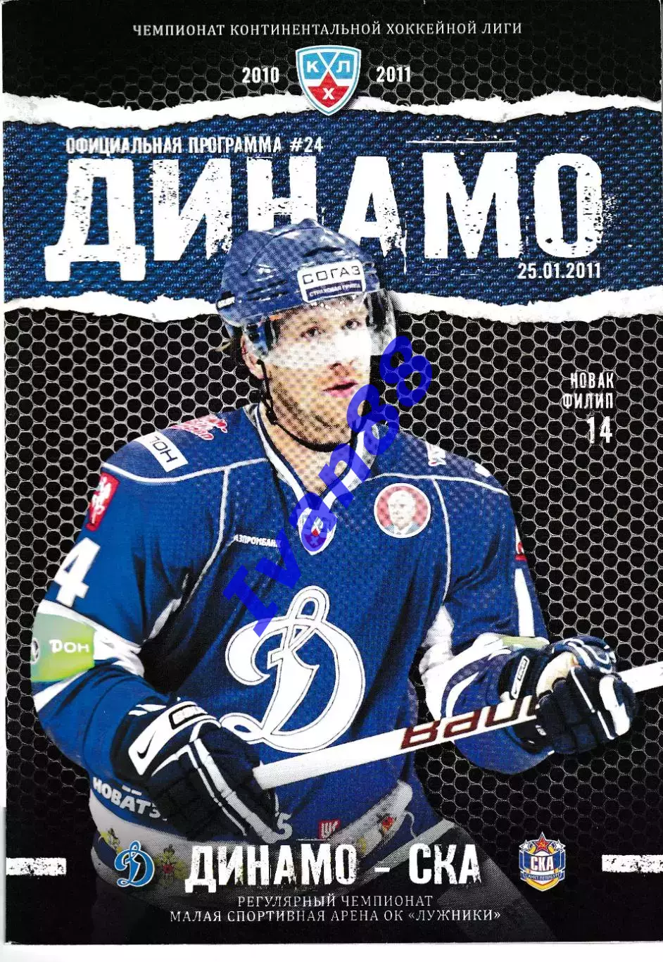 Динамо Москва - СКА Санкт-Петербург 25.01.2011