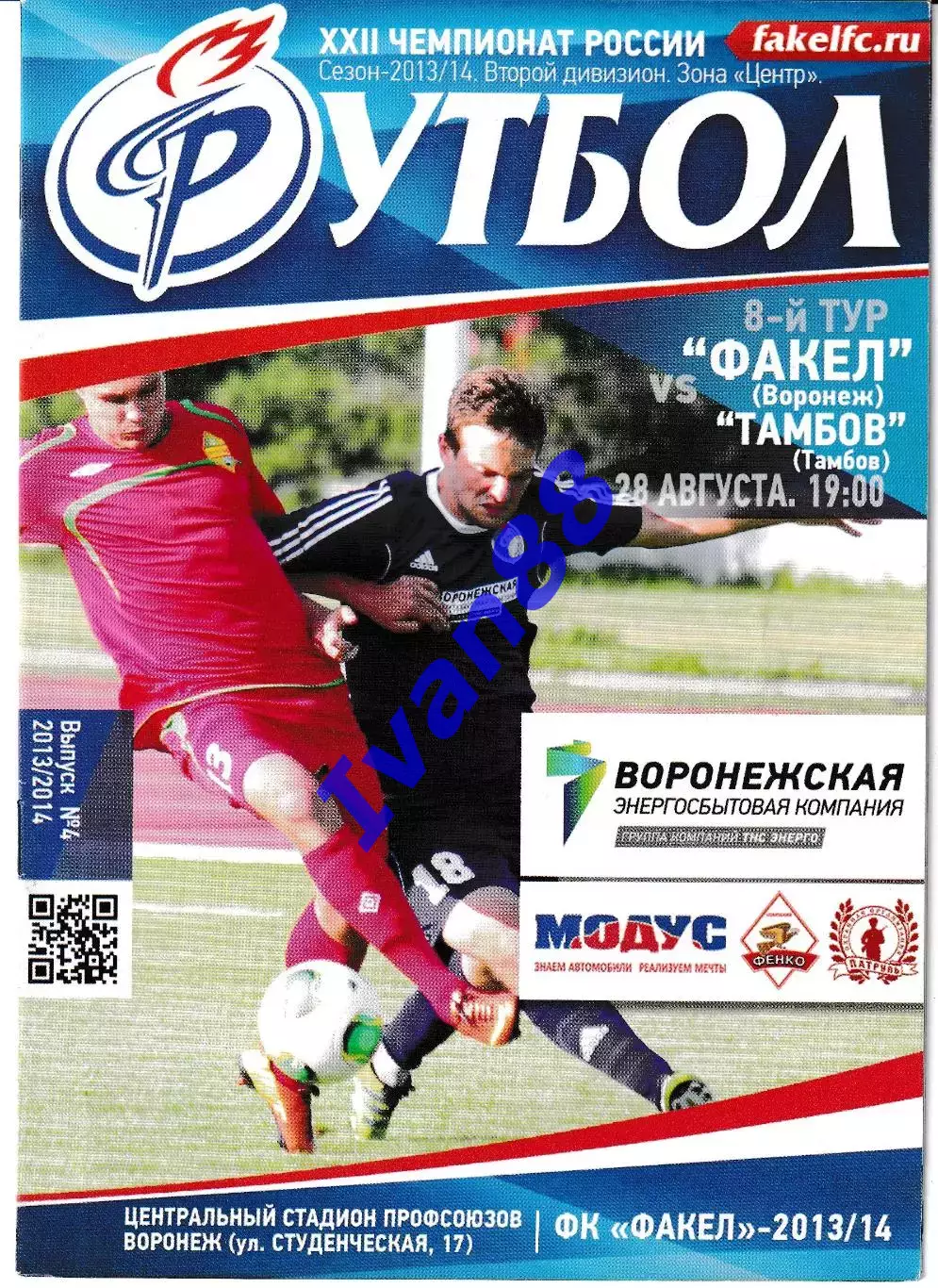 Факел Воронеж - Тамбов 2013