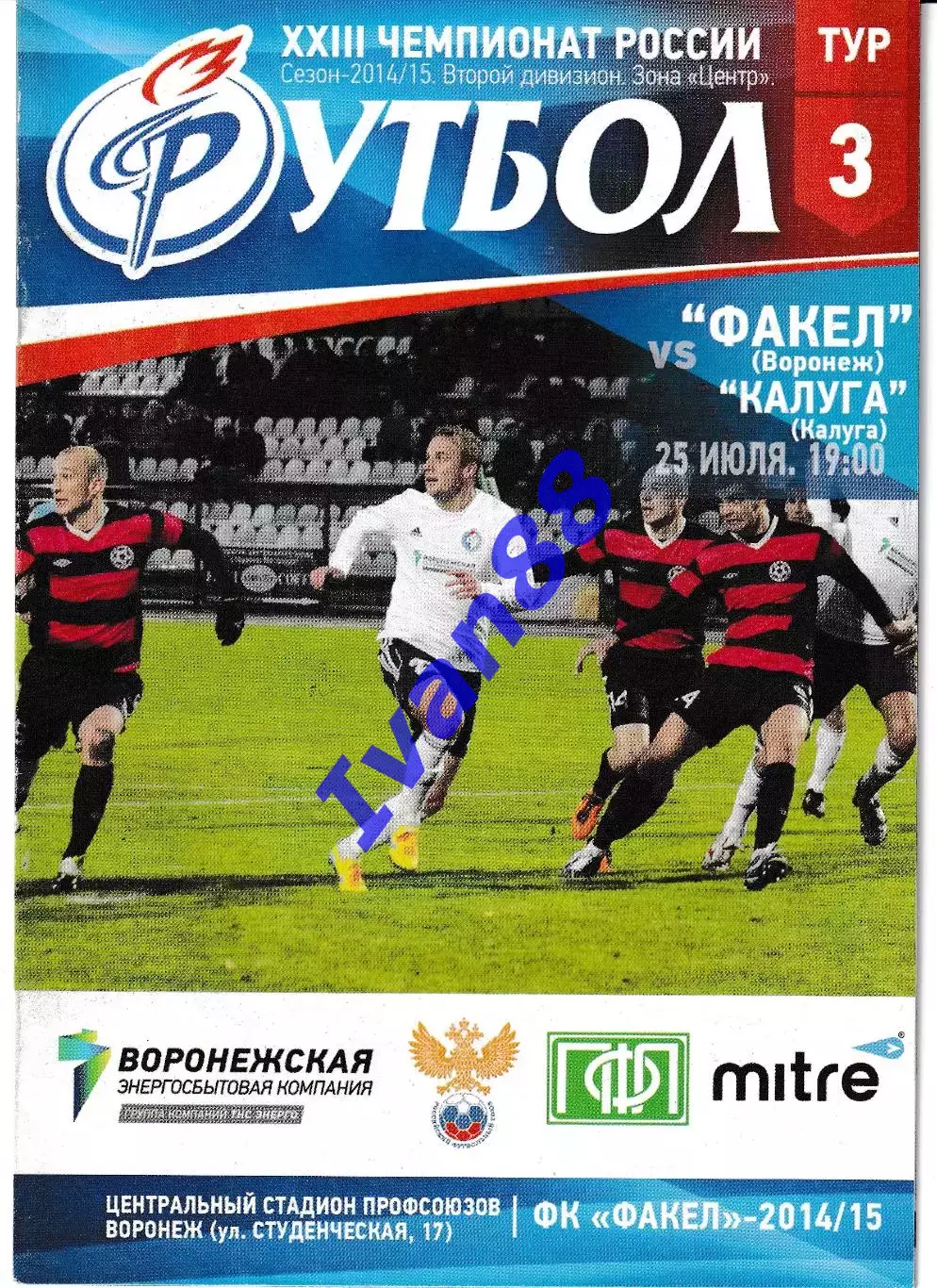 Факел Воронеж - Калуга 2014