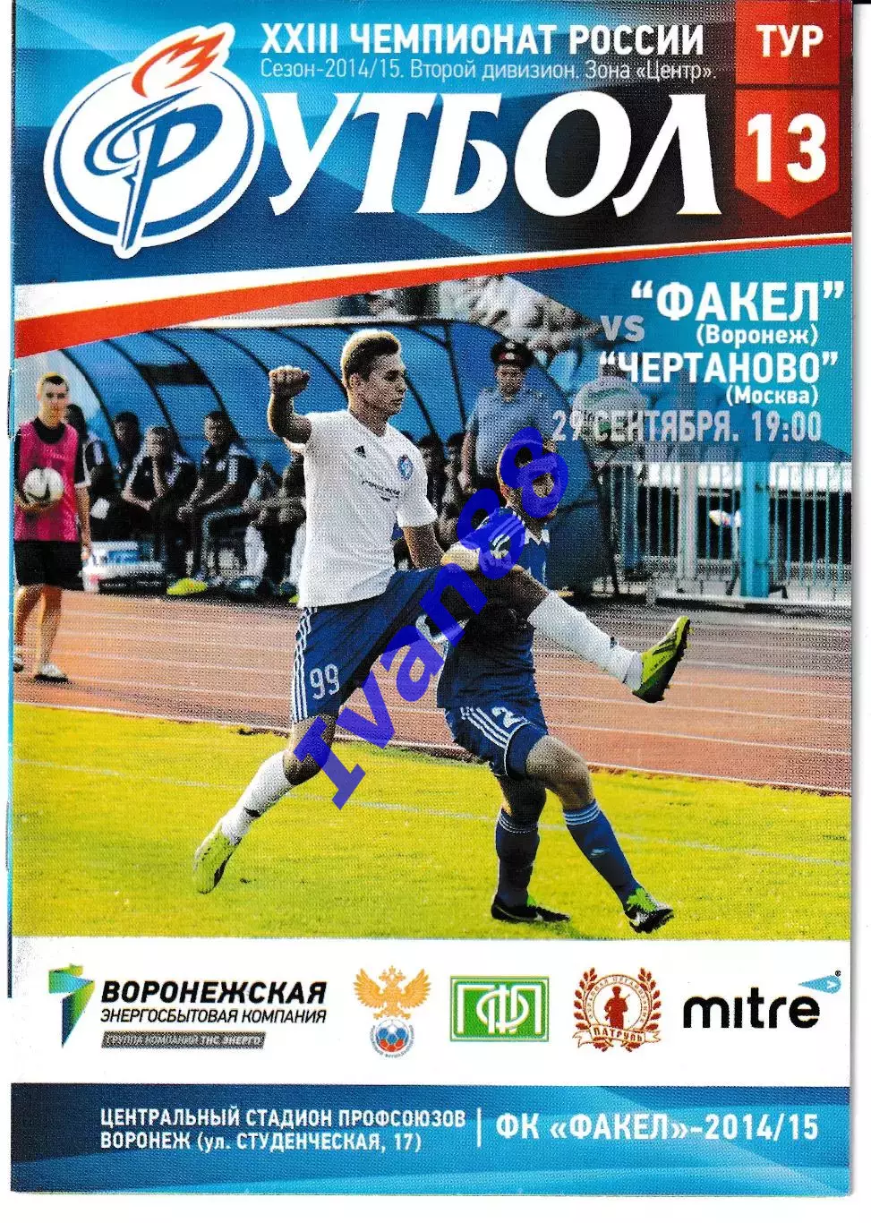 Факел Воронеж - Чертаново Москва 2014