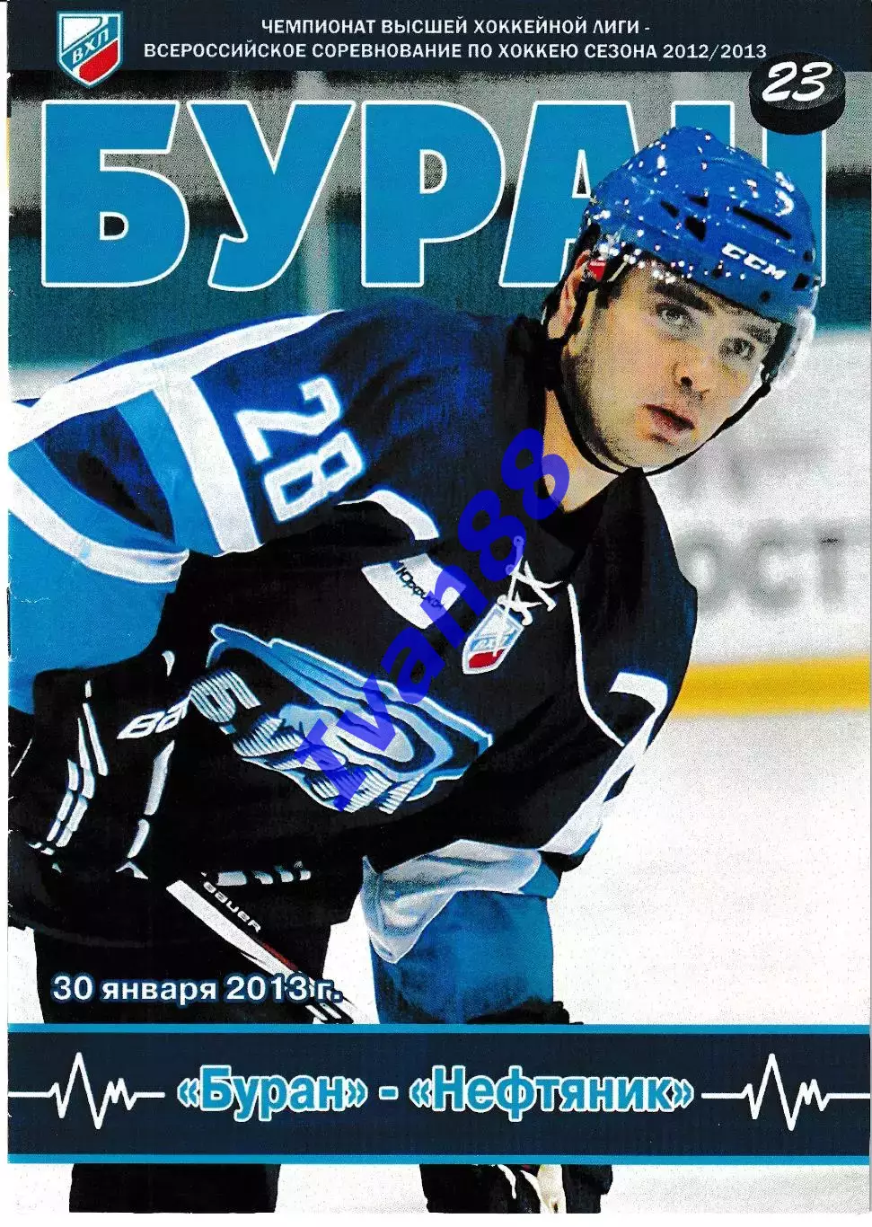 Буран Воронеж - Нефтяник Альметьевск 30 января 2013