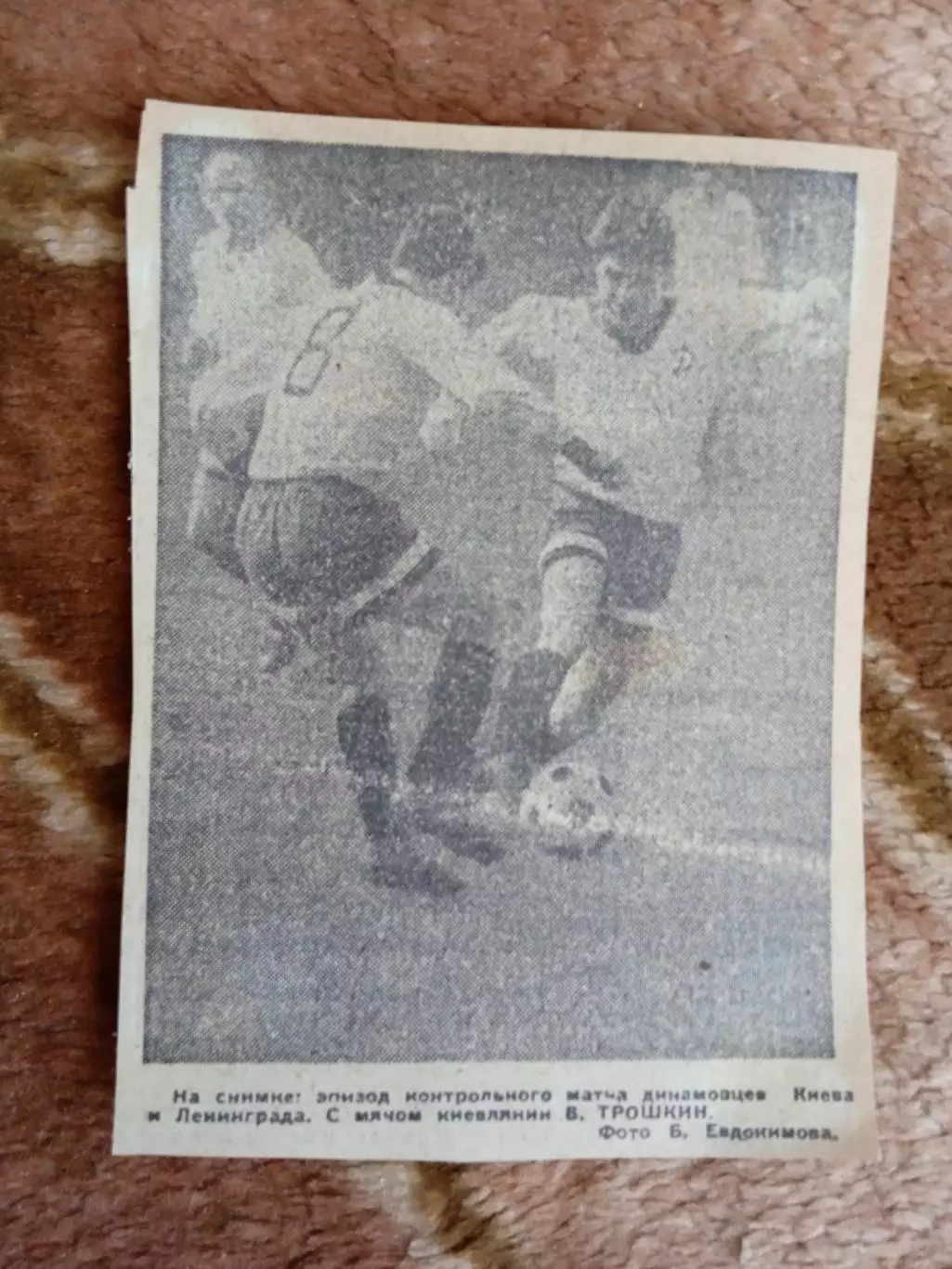 Фото.Футбол.Динамо (Киев) - Динамо (Ленинград) ТМ.