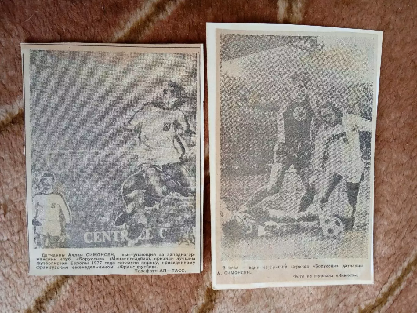 Фото.Футбол.А.Симонсен (Дания).