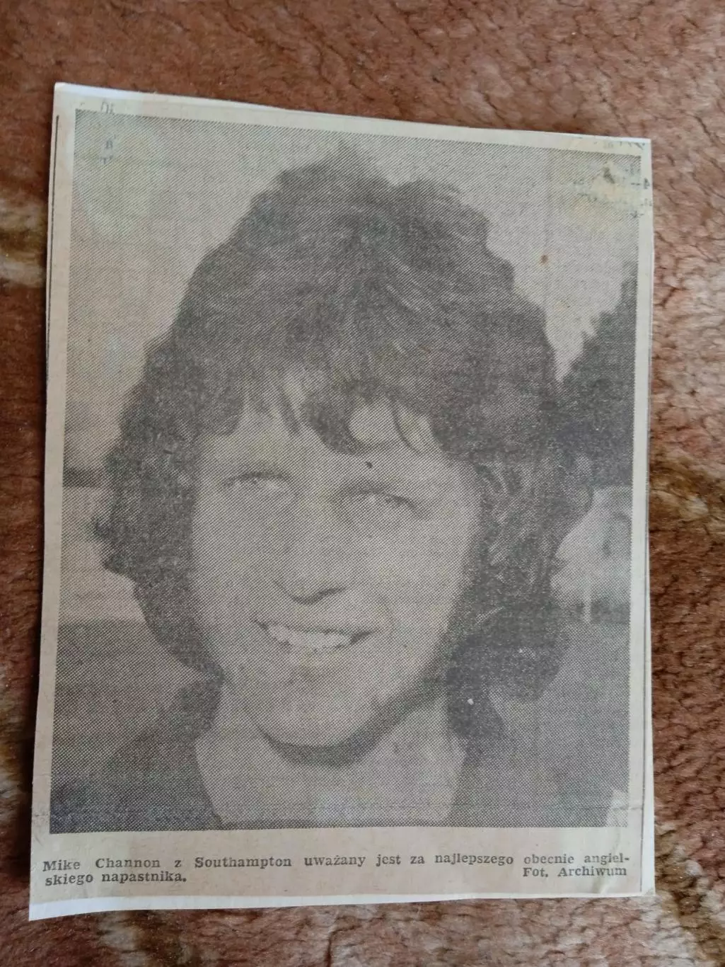 Фото.Футбол.М.Чаннон (Англия).