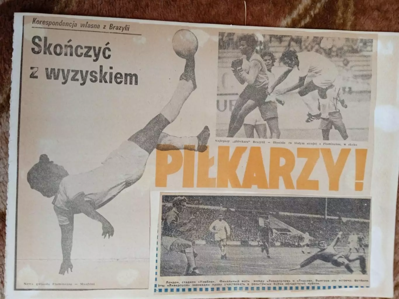 Фото.Футбол.Флуминенсе (Бразилия),Ливерпуль - Лидс.Англия.