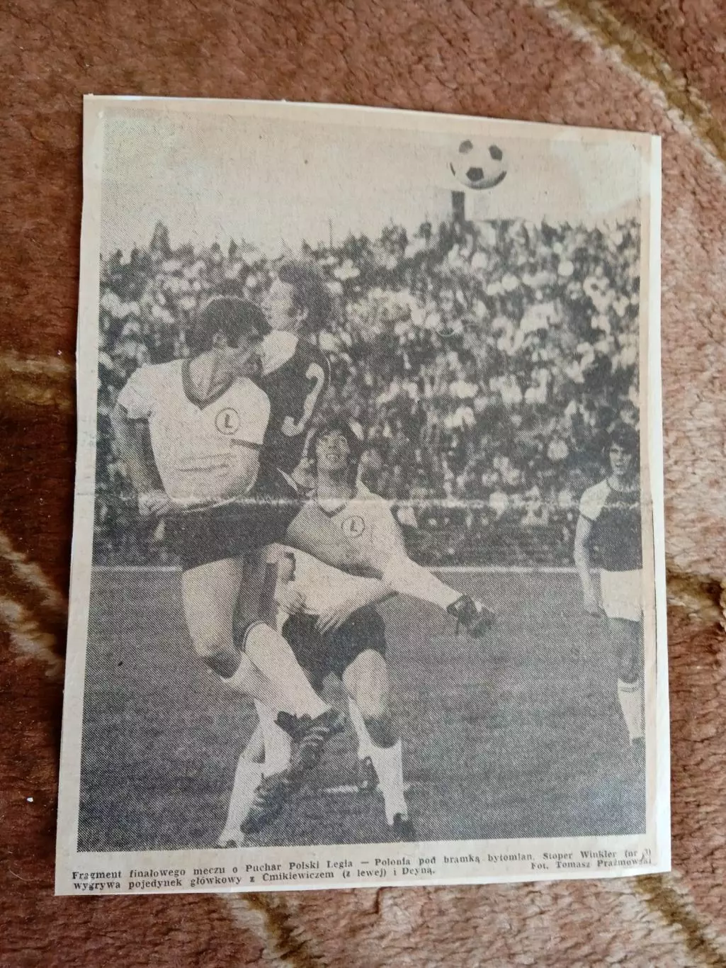 Фото.Футбол.Легия (Варшава) - Полония.Финал Кубка Польши 1973.