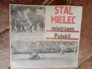 Фото.Футбол.Сталь (Мелец,Польша) - чемпион Польши 1973.