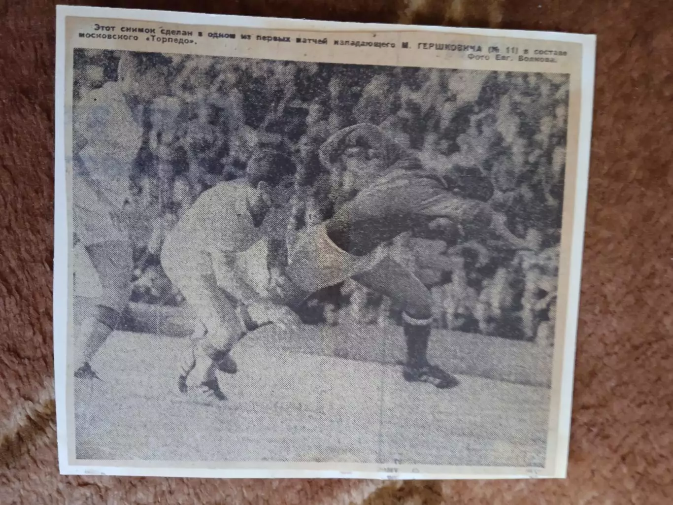 Фото.Футбол.М.Гершкович - Торпедо (Москва).