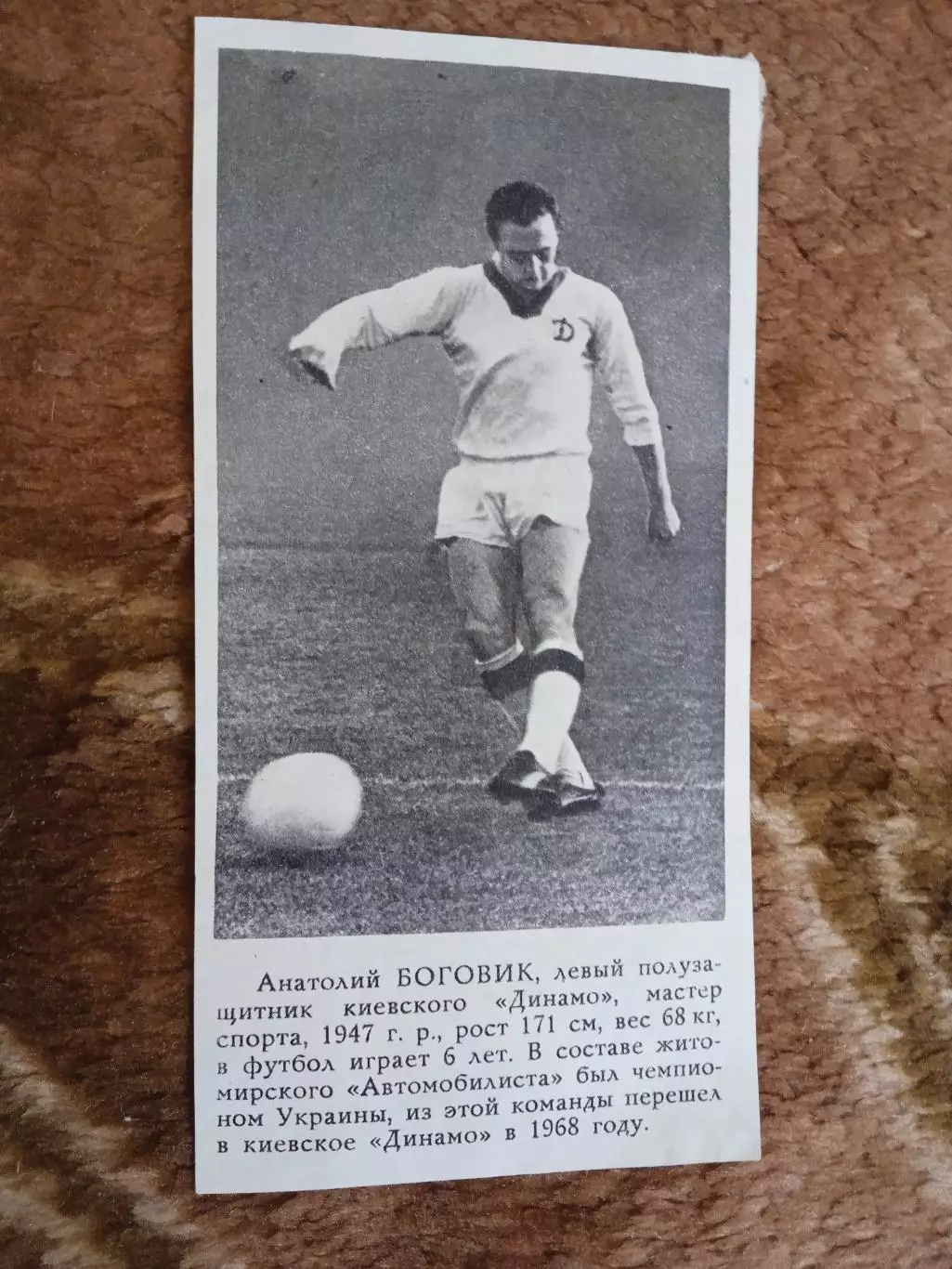 Фото.Футбол.А.Боговик - Динамо (Киев).