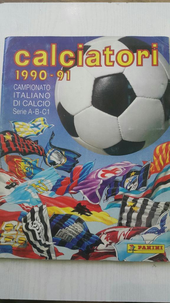Альбом Панини.Футбол. Италия 1990-1991 г.(изд. Италия, полный, 676 наклеек).