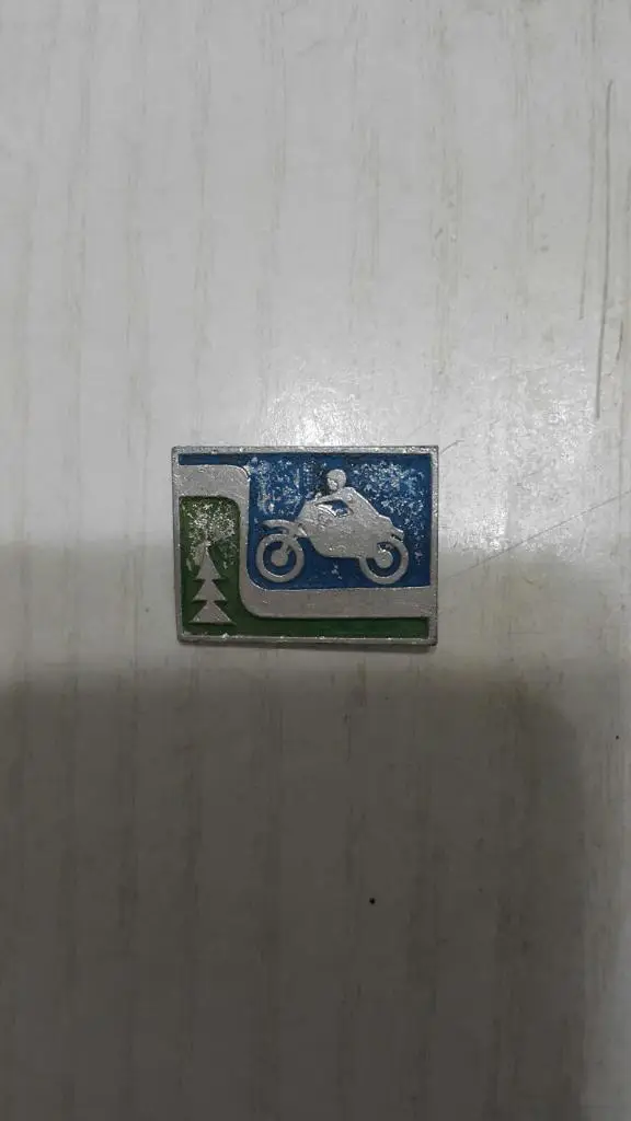 Значок. Туризм и отдых. Мототуризм.