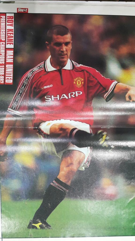 Журнал. Футбол. SHOOT. Август 1998 г. (Англия).Постер Р. Кин. 1
