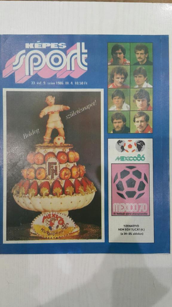 Журнал. Кепеш спорт № 9 1986 г.
