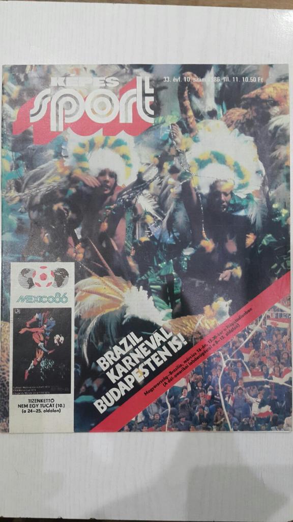 Журнал. Кепеш спорт № 10 1986 г.