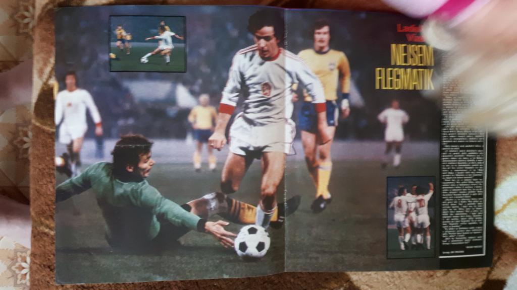 Постер.Футбол. Л. Визек (ЧССР) 1979 г . Журнал Стадион.