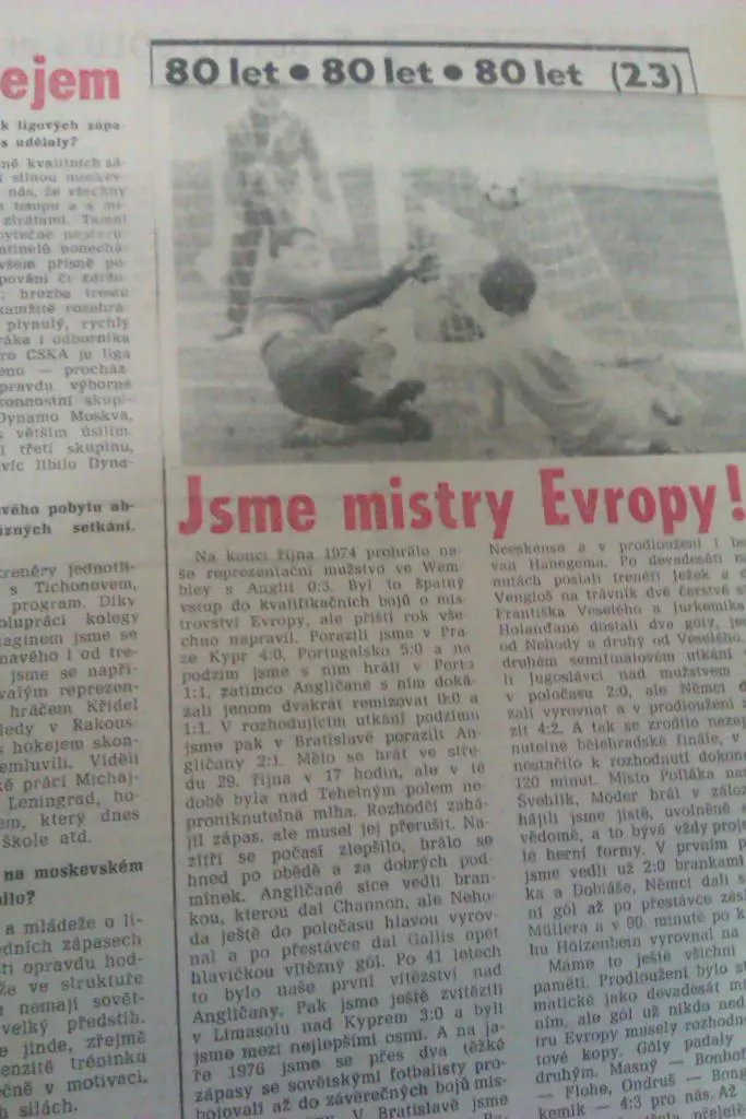 Газета.Еженедельник.Гол (Футбол-Хоккей) (ЧССР) № 46 - 1981 г. (12 стр.) 2
