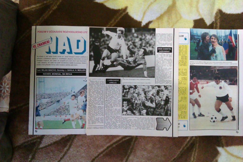 Фото.Футбол.Чемпионат Европы 1980 (отборочные игры).Журнал Стадион.
