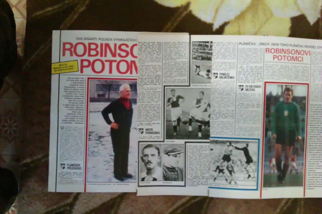 Фото.Футбол.Вратари чехословакского футбола.Журнал Стадион.