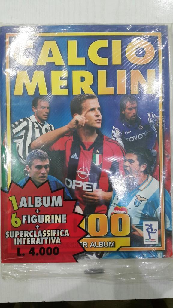 Альбом для наклеек. Италия (CALCIO MERLIN) 2000 г.(изд. Италия, чистый)