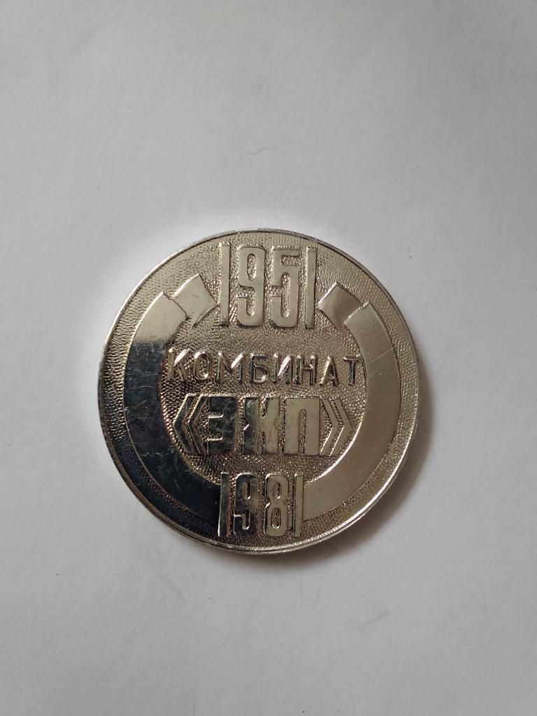 Значок.30 лет ЭХП (Свердловск-45/Лесной) 1981 г. 1