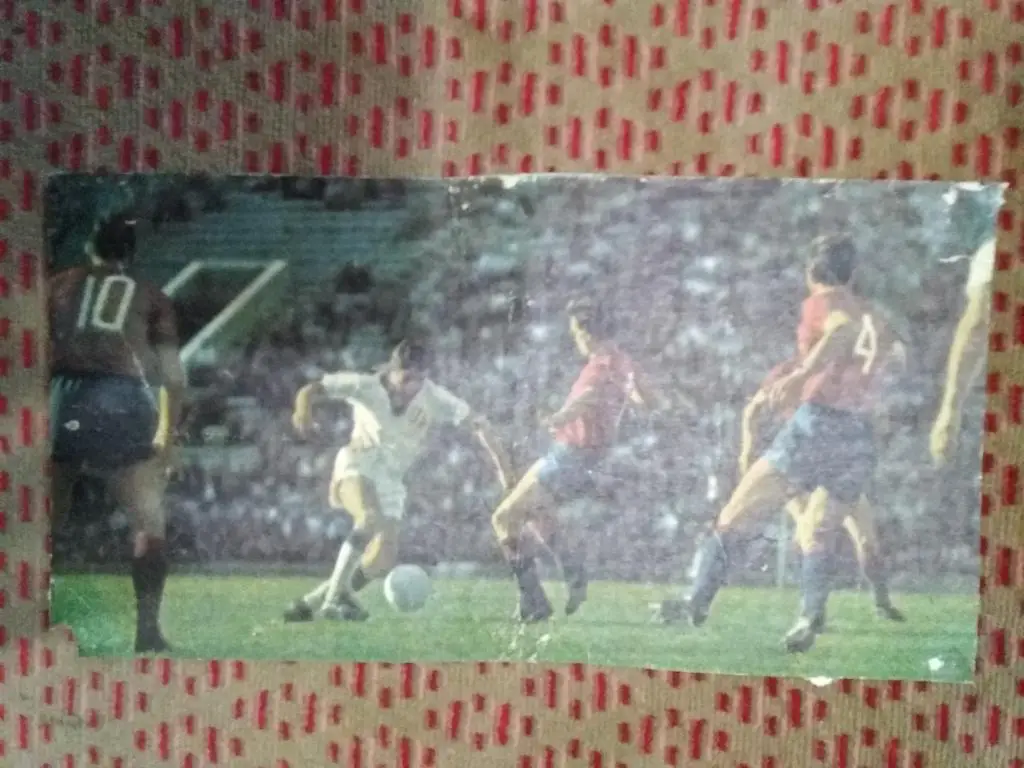 Фото.Футбол.Динамо (Киев,СССР) - ЦСКА (Москва,СССР) А.Бышовец.Журнал ФиС 1968 г.