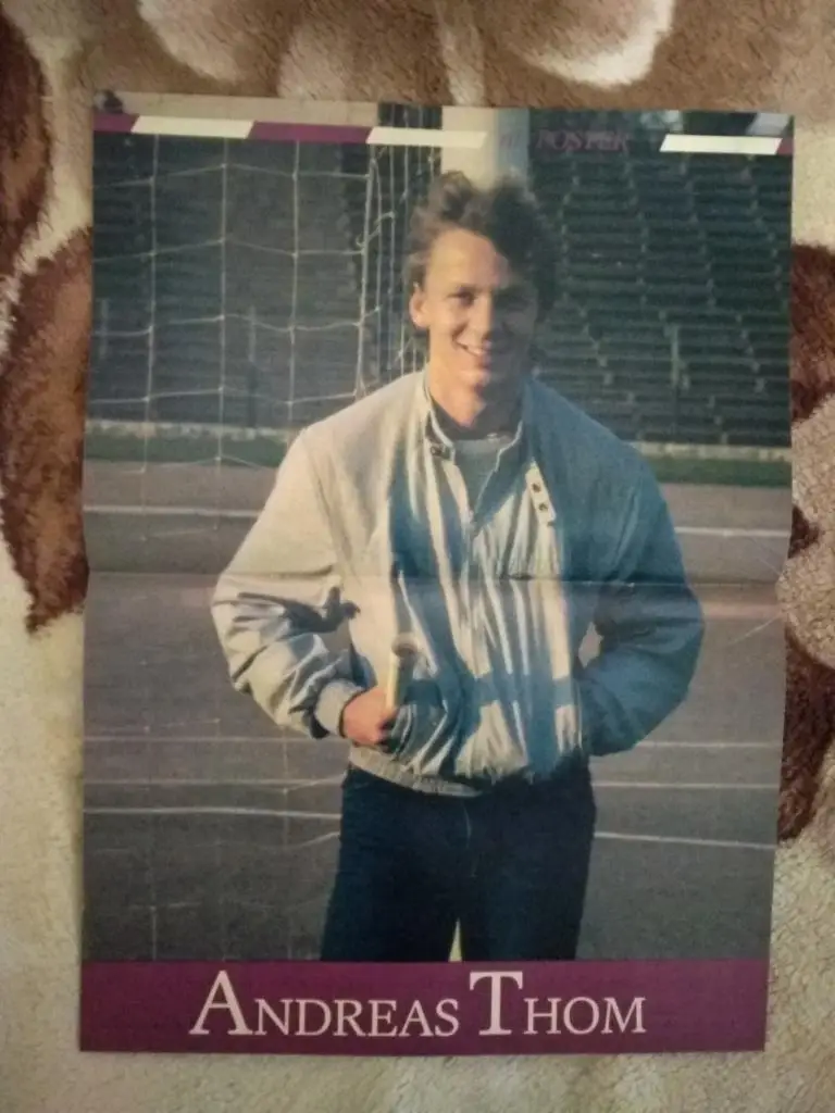 Плакат.Футбол.А.Том (ГДР).Журнал NL (ГДР).