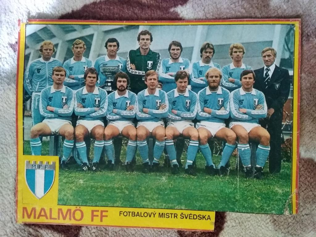 Постер.Футбол.Мальме (Швеция).Журнал Стадион 1978 г.