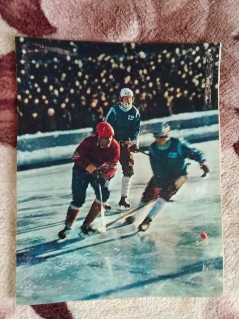 Фото.Хоккей с мячом. СССР - Финляндия - чемпион мира 1973 г.