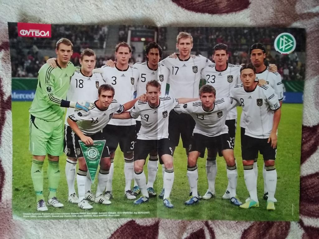 Постер.Футбол.Германия - участник ЧЕ 2012 г.