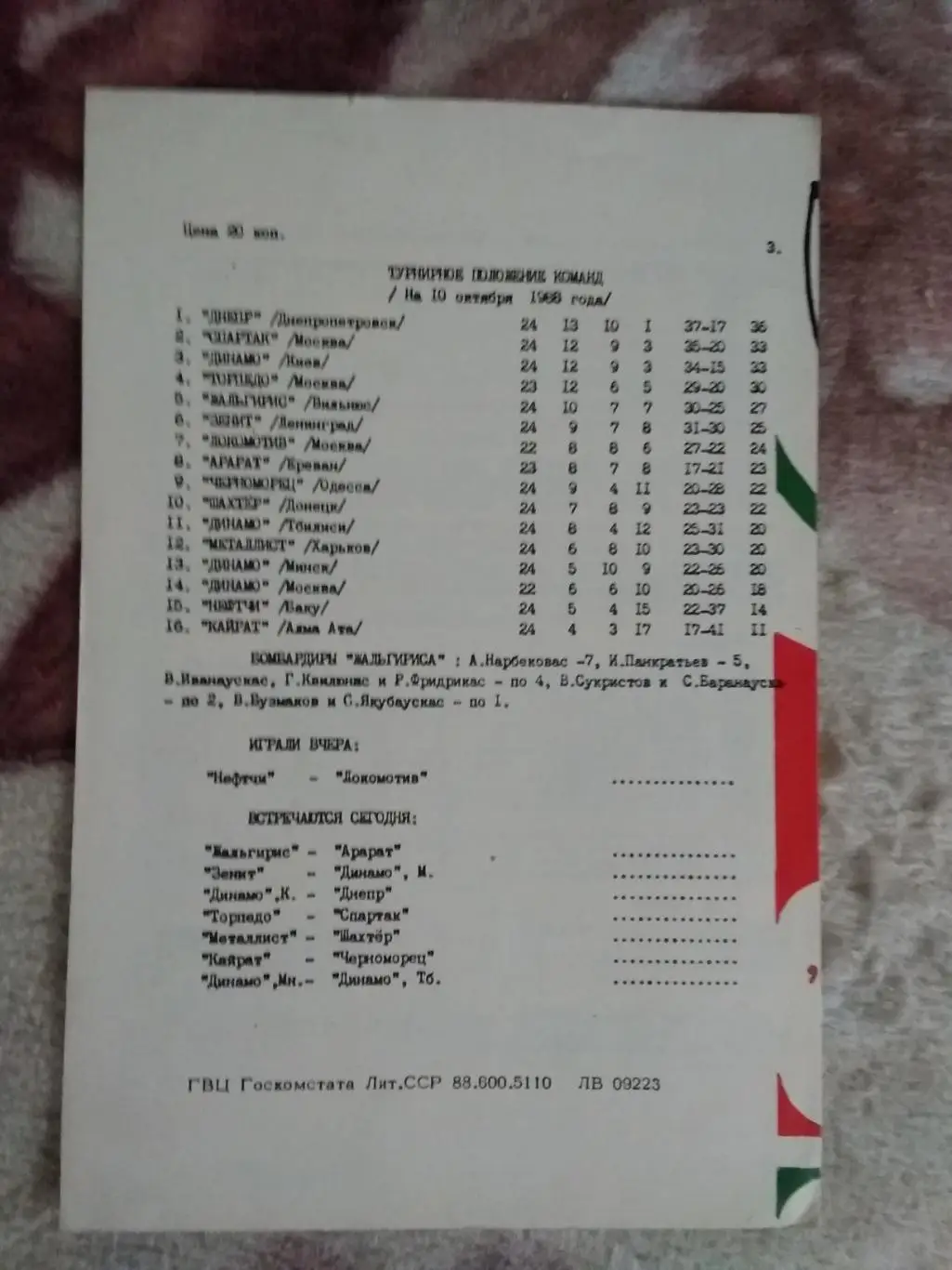 Жальгирис (Вильнюс) - Арарат (Ереван) 1988 г. (рус.яз.). 2