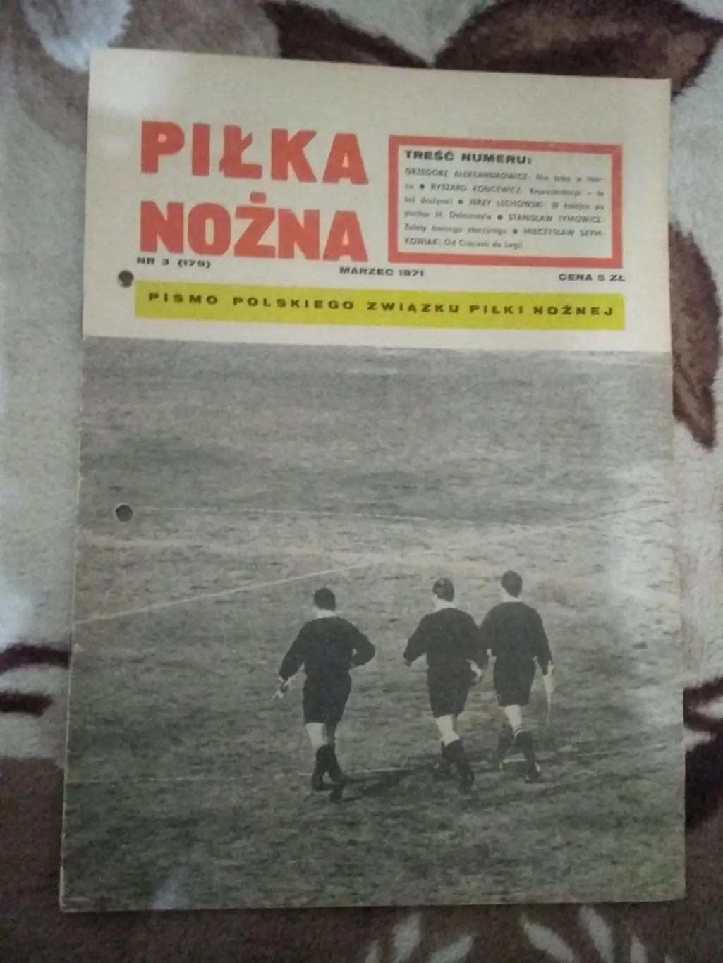 Газета.Футбол.Пилка ножна № 3 1971 г. (Польша).