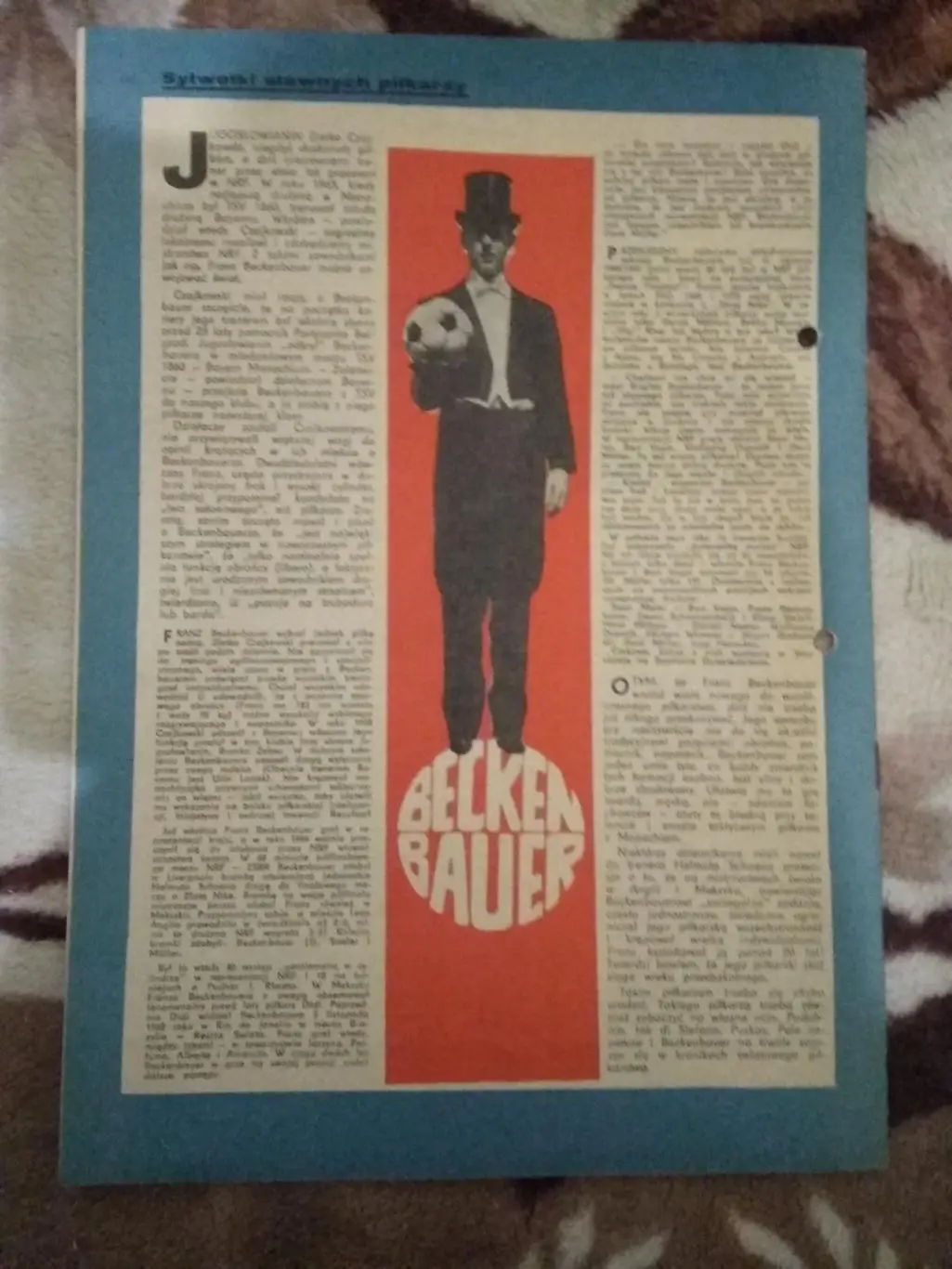 Газета.Футбол.Пилка ножна № 10 1971 г. (Польша). 1