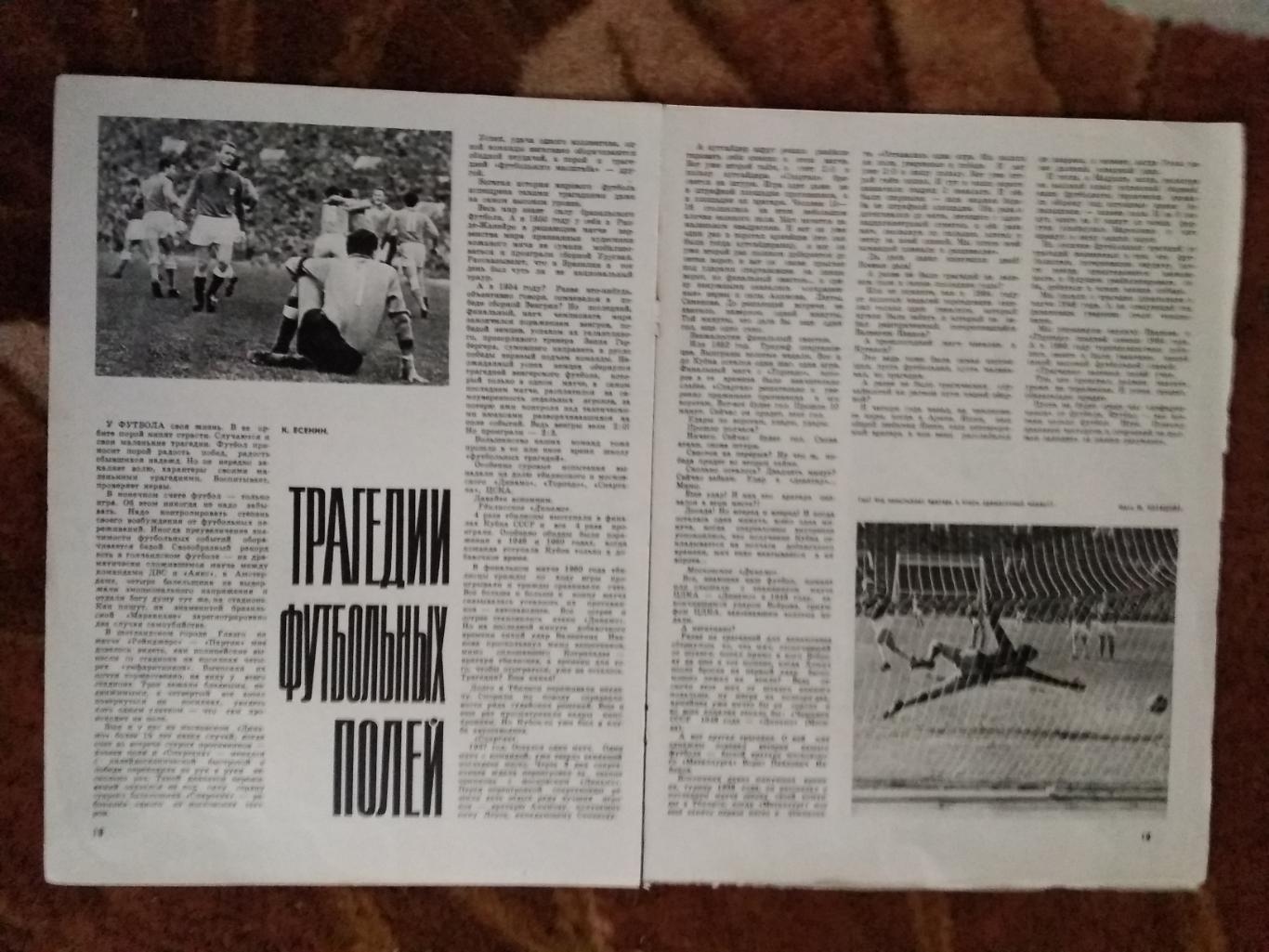 Статья.Футбол.К.Есенин. Трагедии футбольных полей.Журнал ФиС 1966 г.
