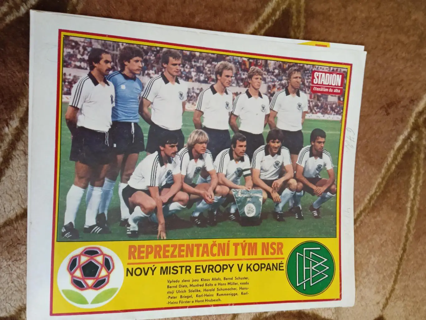 Журнал.Стадион.Чемпионат Европы по футболу 1980.Италия. 4