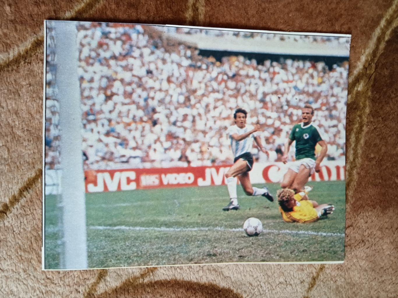Постер.Футбол.Чемпионат мира 1986.Мексика.ФРГ - Аргентина.Журнал Стадион.