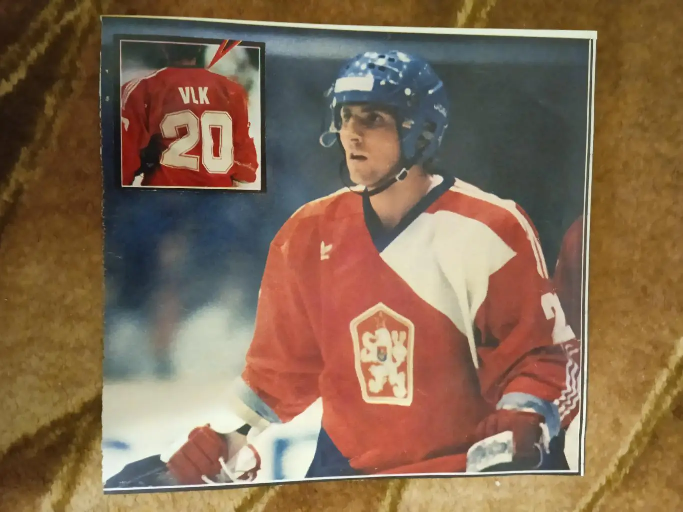 Постер.Хоккей.VLK (ЧССР).Журнал Стадион.