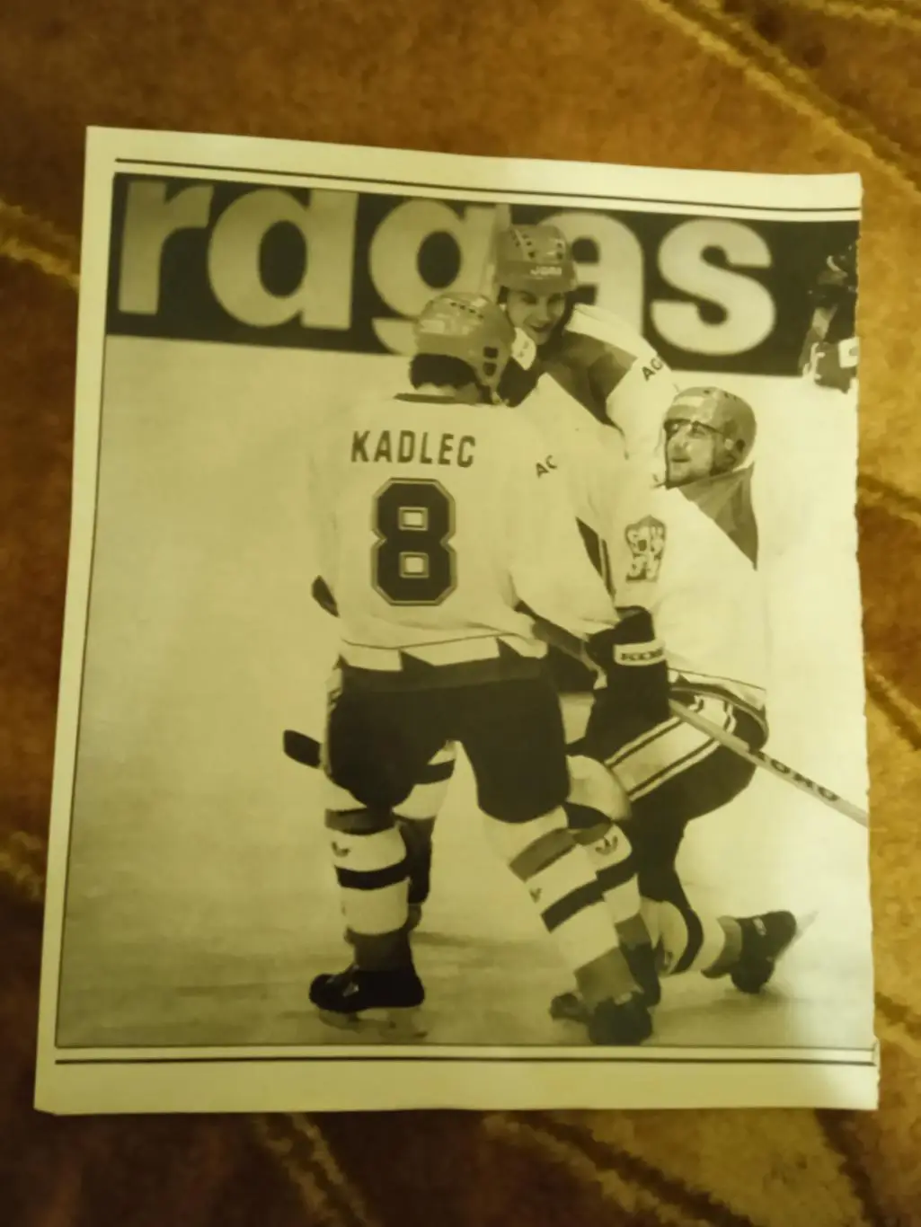 Постер.Хоккей. ЧССР.Журнал Стадион.