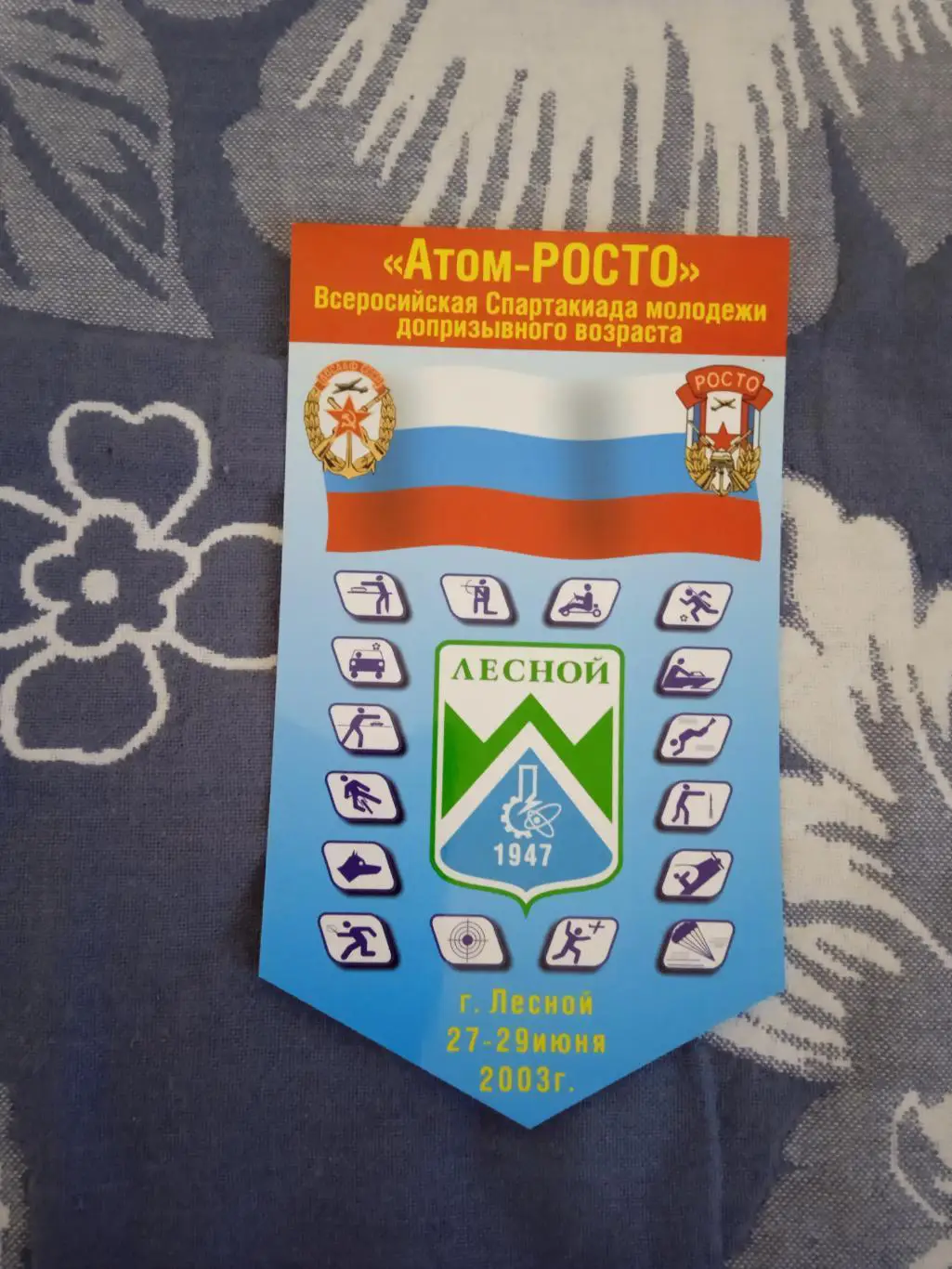 Вымпел.Атом-РОСТО.Лесной 2003 г.