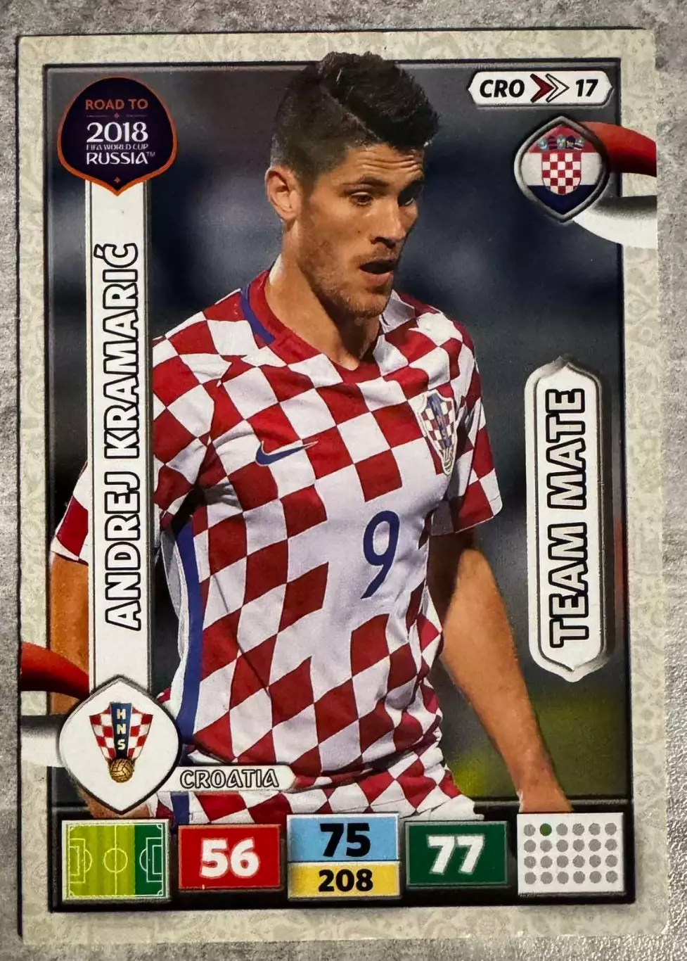 Карточка. Крамаріч. Хорватія..