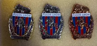 Акція до 05.02.2026.Комплект значків (3 шт.).Погонь Львів..