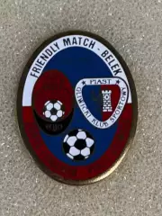 Значок. Зоря Луганськ- Пяст Глівіце Польща..